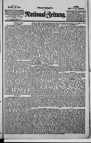 Nationalzeitung vom 23.06.1899