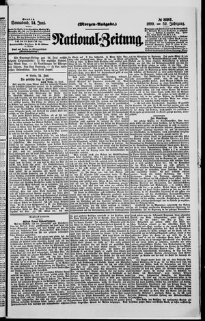 Nationalzeitung vom 24.06.1899