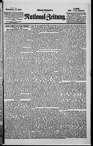 Nationalzeitung vom 24.06.1899