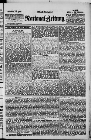 Nationalzeitung vom 28.06.1899