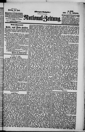 National-Zeitung vom 30.06.1899