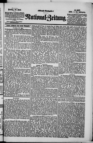 National-Zeitung vom 30.06.1899