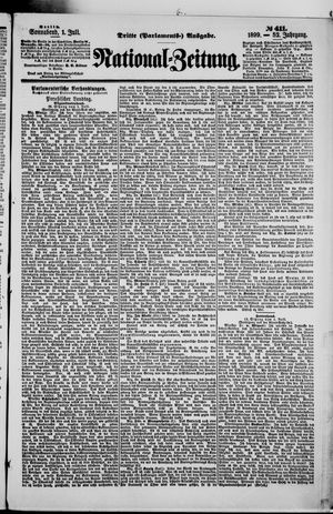 Nationalzeitung vom 01.07.1899