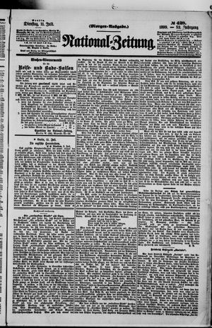 Nationalzeitung vom 11.07.1899