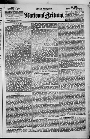 Nationalzeitung vom 11.07.1899