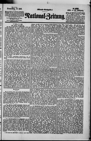 National-Zeitung vom 13.07.1899