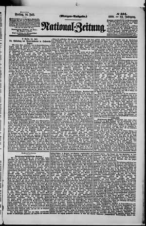 Nationalzeitung vom 14.07.1899