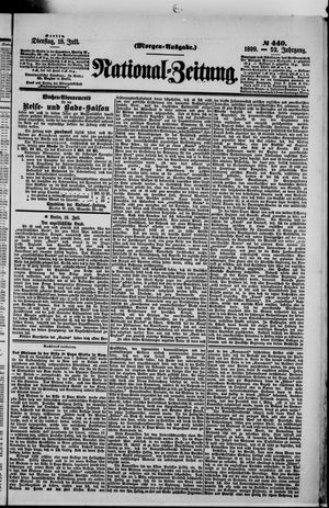 Nationalzeitung vom 18.07.1899