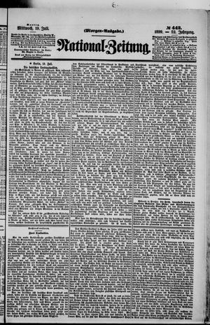 Nationalzeitung vom 19.07.1899