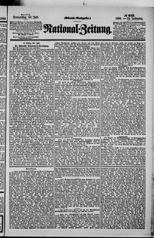 National-Zeitung vom 20.07.1899
