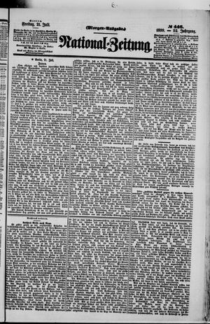 Nationalzeitung vom 21.07.1899