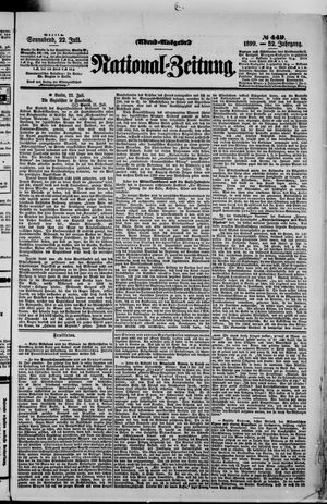 National-Zeitung vom 22.07.1899