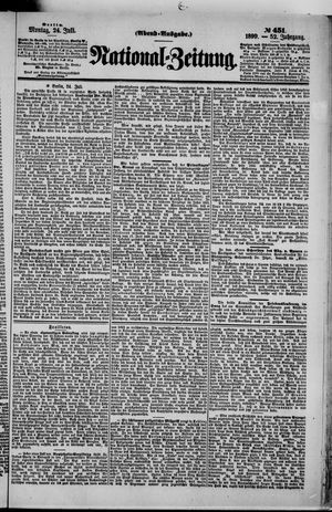 Nationalzeitung vom 24.07.1899