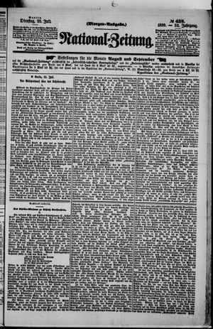 Nationalzeitung vom 25.07.1899