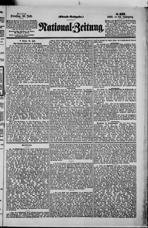 Nationalzeitung vom 25.07.1899