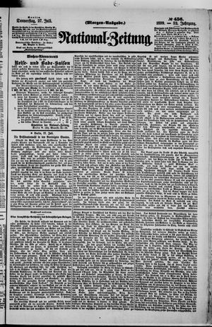 Nationalzeitung vom 27.07.1899
