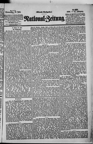 Nationalzeitung vom 27.07.1899