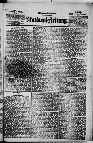 Nationalzeitung vom 01.08.1899