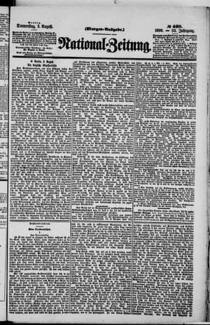 Nationalzeitung vom 03.08.1899