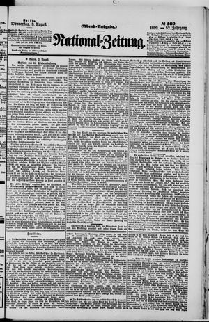 Nationalzeitung vom 03.08.1899