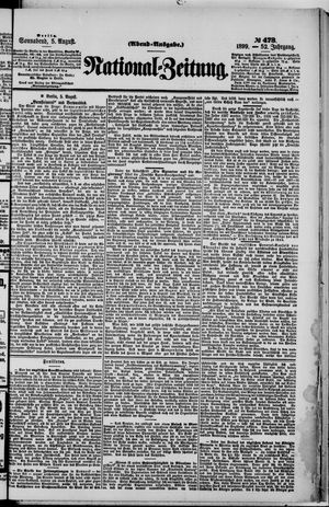Nationalzeitung vom 05.08.1899