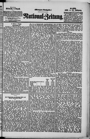 National-Zeitung vom 09.08.1899
