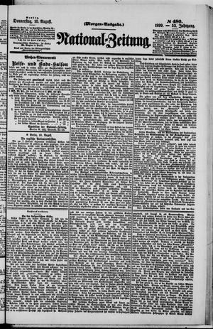 National-Zeitung vom 10.08.1899