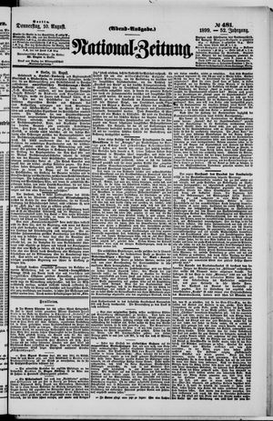 National-Zeitung vom 10.08.1899