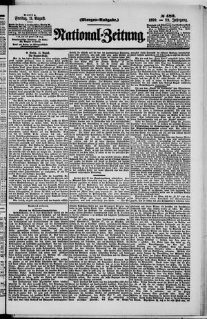 Nationalzeitung vom 11.08.1899