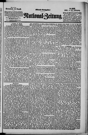 National-Zeitung vom 12.08.1899