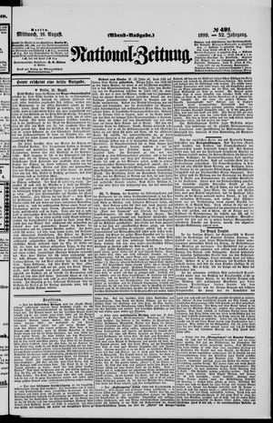 Nationalzeitung vom 16.08.1899