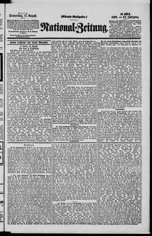 National-Zeitung vom 17.08.1899