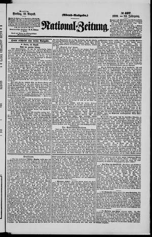 National-Zeitung vom 18.08.1899