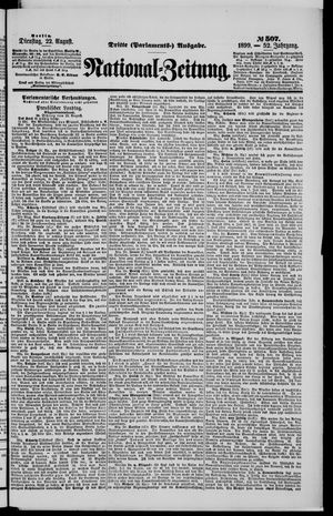 Nationalzeitung vom 22.08.1899