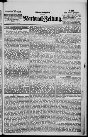 National-Zeitung vom 26.08.1899