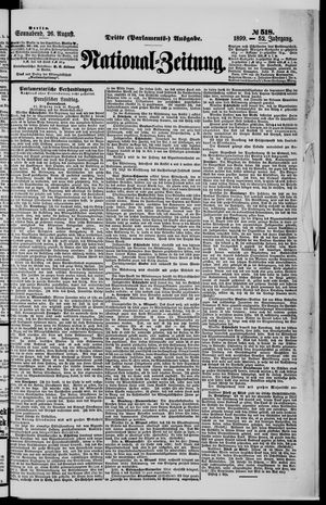 National-Zeitung vom 26.08.1899