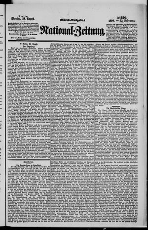National-Zeitung vom 28.08.1899