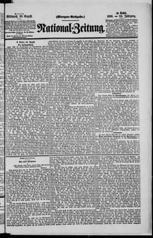 National-Zeitung vom 30.08.1899
