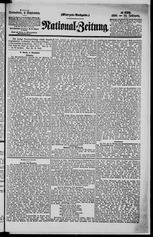Nationalzeitung vom 02.09.1899