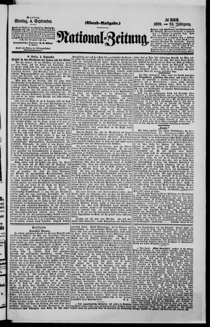 Nationalzeitung vom 04.09.1899