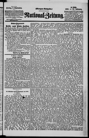 Nationalzeitung vom 08.09.1899
