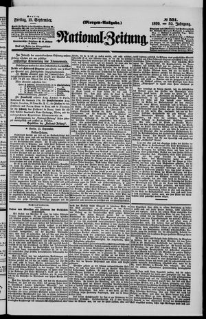 National-Zeitung vom 15.09.1899