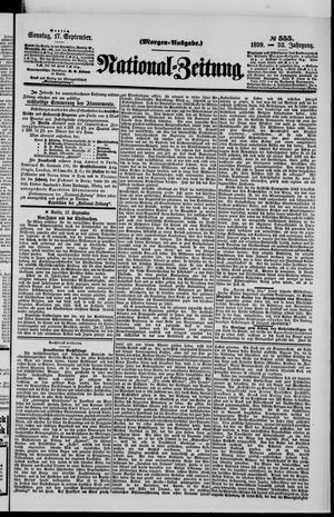 National-Zeitung vom 17.09.1899