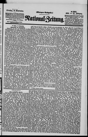 National-Zeitung vom 19.09.1899