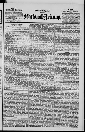 National-Zeitung vom 19.09.1899