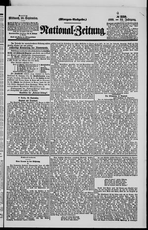 Nationalzeitung vom 20.09.1899