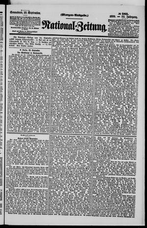 National-Zeitung vom 23.09.1899