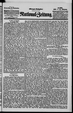 National-Zeitung vom 28.09.1899