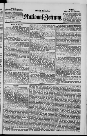 National-Zeitung vom 28.09.1899