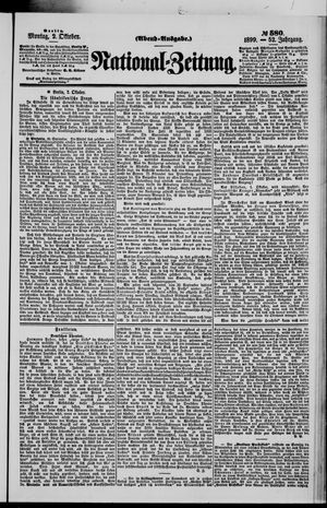 National-Zeitung vom 02.10.1899